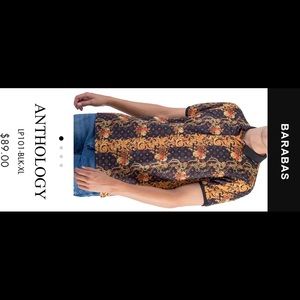 Barabas collard polo short sleeve